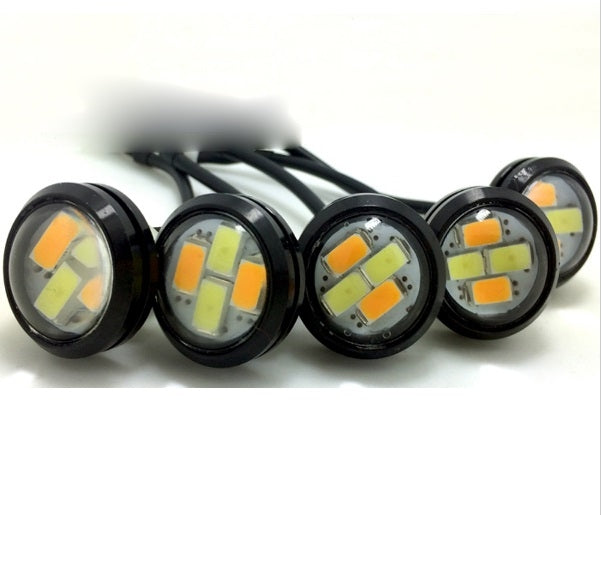 23MM LED - DUO COLOR - Eagle Eye - amber / wit - Waterproof - zwart 23MM LED - DUO COLOR - Eagle Eye - amber / wit - Waterproof - zwart